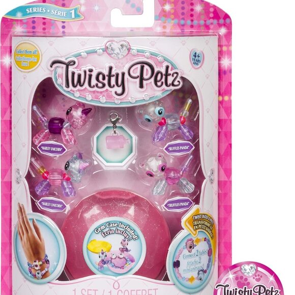 NWT Series 1 Retired Twisty Petz Unicorns and Pandas Babies Bracelet Set - Picture 1 of 11